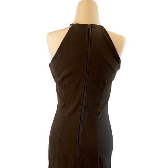 VTG Eleven USA Faux Suede Color Block Sleeveless Dress | SZ S - Picture 10 of 15